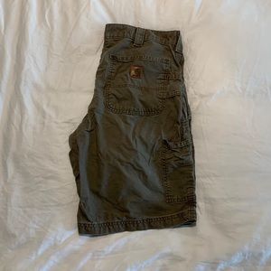 Carhartt Men’s Olive Green Cargo Shorts